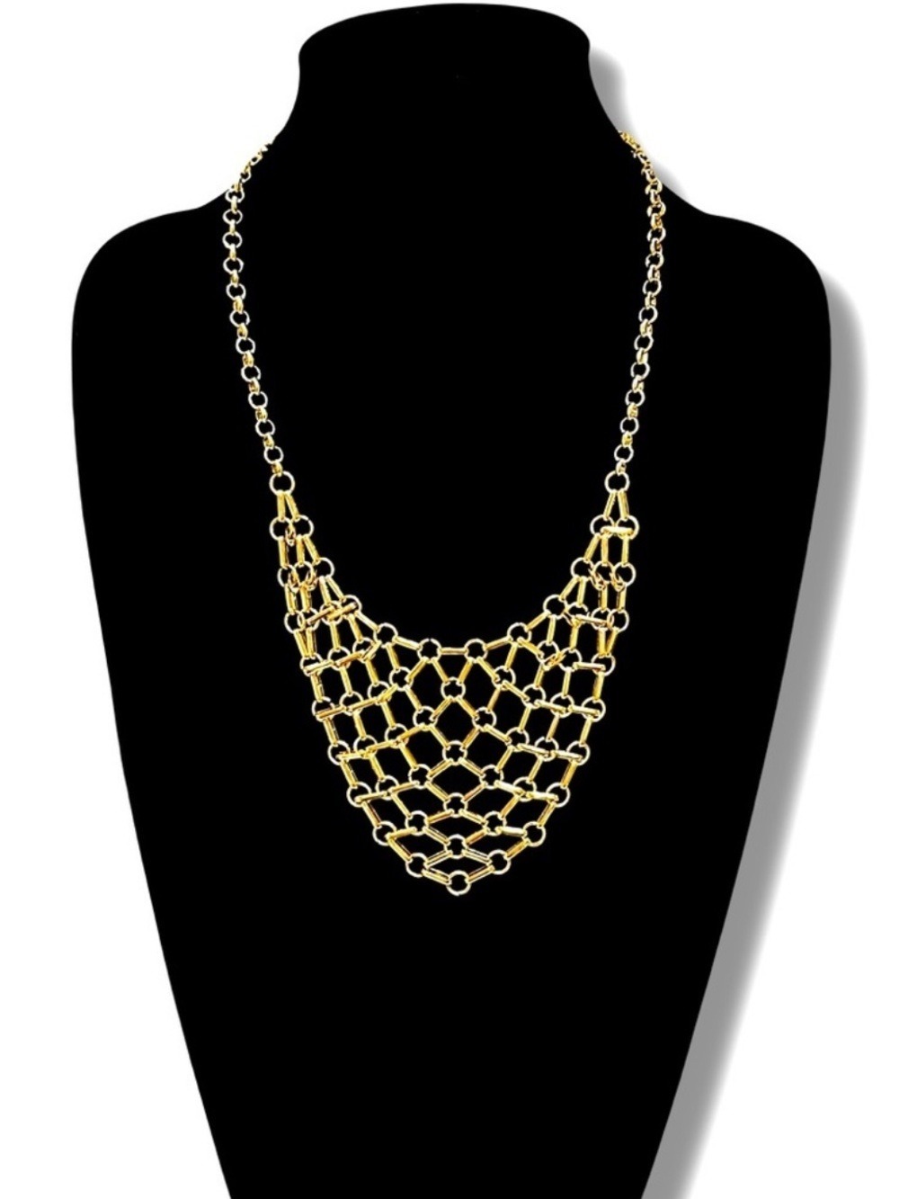 LANE BRYANT Gold Statement Necklace | NWT